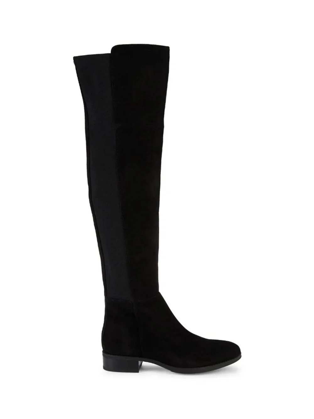 New! Sam Edelman Pam Over the Knee Boot Black Suede Size 8 M OTK DD23